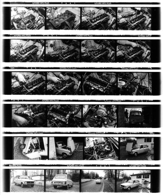 Planche contact HP5